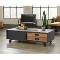 Sauder Boulevard Cafe Coffee Table , Two easy-glide drawers for magazines, remote controls, etc 420645